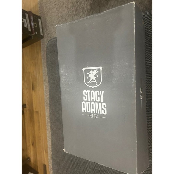 Stacy Adams Corrado Cognac Bike Toe Lace Up Oxford Style Shoes Men’s Size 11 M - Picture 14 of 16